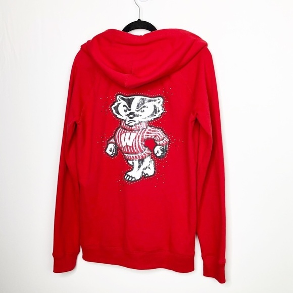 VICTORIA’S Secret pink collegiate Collection with fifth and ocean red hoodie - Picture 7 of 9